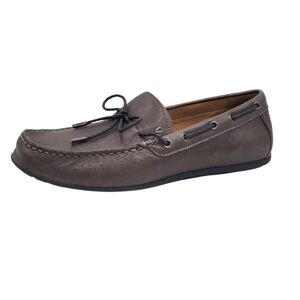 Vionic Luca Mocassin Loafer Men Size 9 Brown Moc Toe Leather Driving Shoes